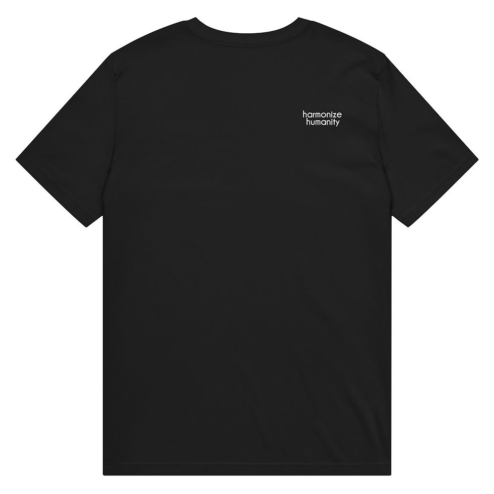 Thumbnail: CAN OF EQUALITY unisex organic mid-light t-shirt (black)