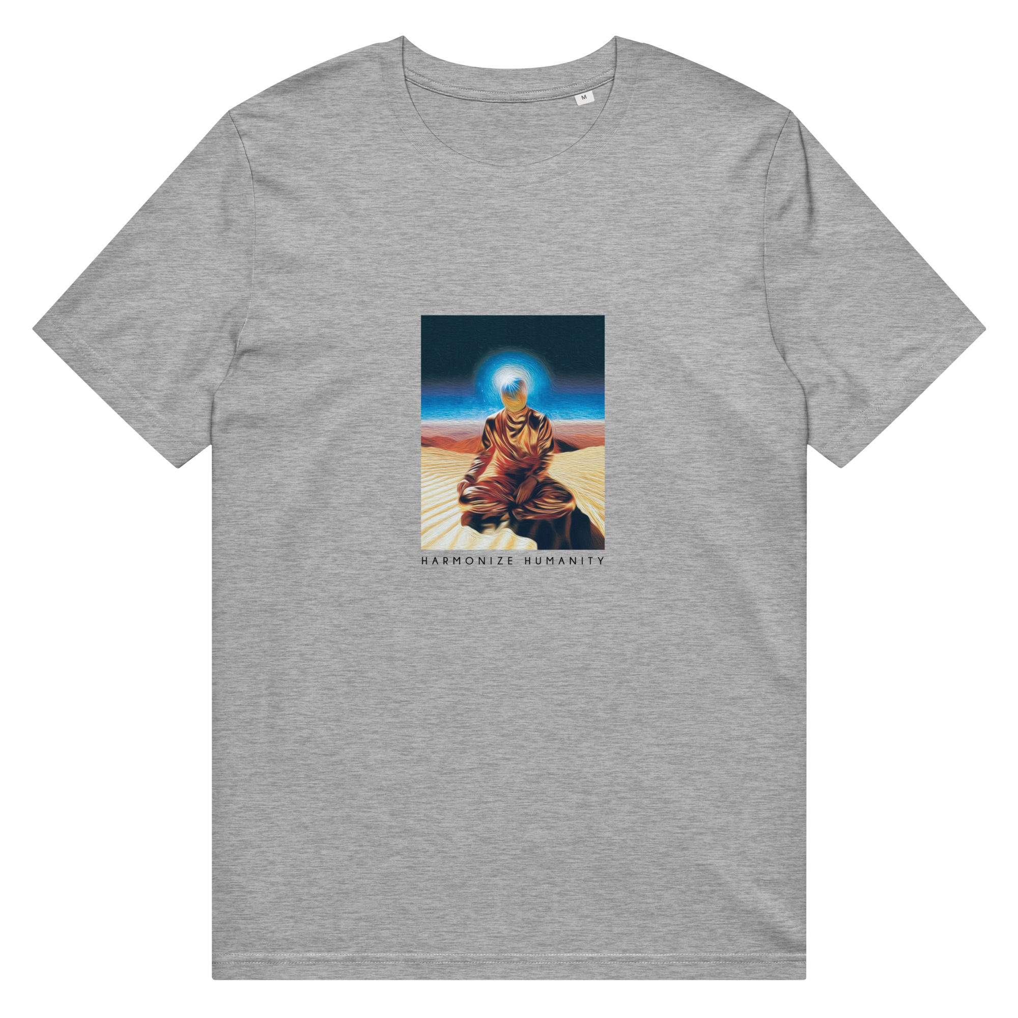 SELF REALIZATION unisex organic mid-light t-shirt (heather grey)