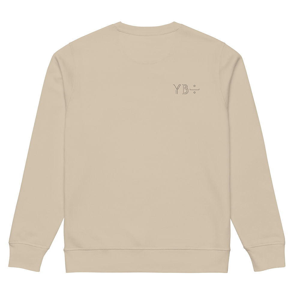 Thumbnail: LOVE LIFTS unisex organic mid-weight sweatshirt (desert dust)