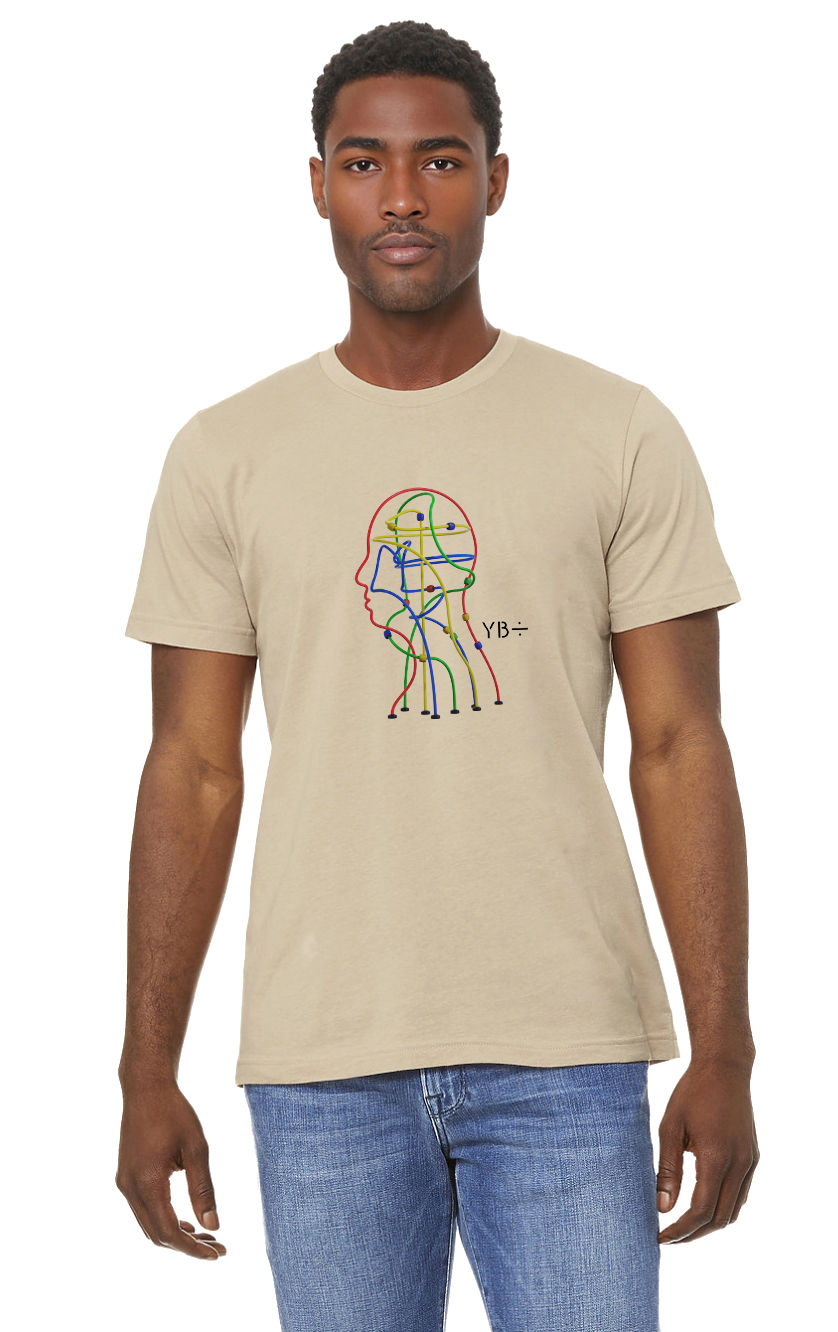 Thumbnail: THINK D1FF3R3N7 unisex organic mid-light t-shirt (desert dust)