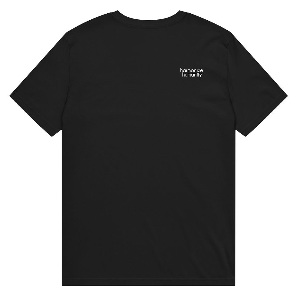Thumbnail: UNITED unisex organic mid-light t-shirt (black)