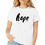 Thumbnail: HOPE unisex organic mid-light t-shirt (white)