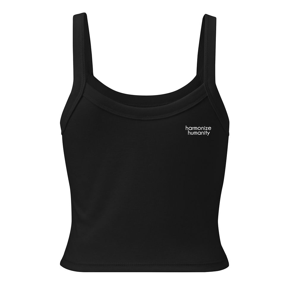 Thumbnail: DISSOLVE micro-rib tank top (black)