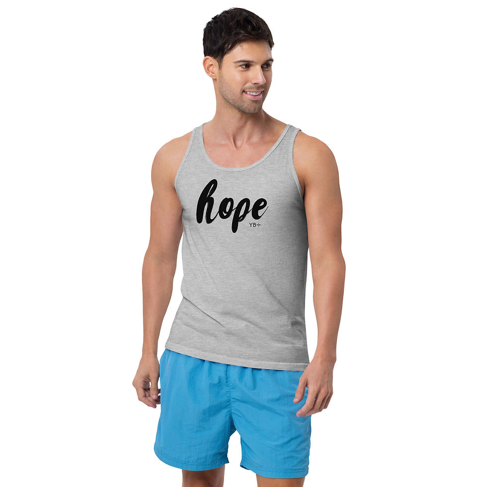 Thumbnail: HOPE unisex tank top (athletic heather)