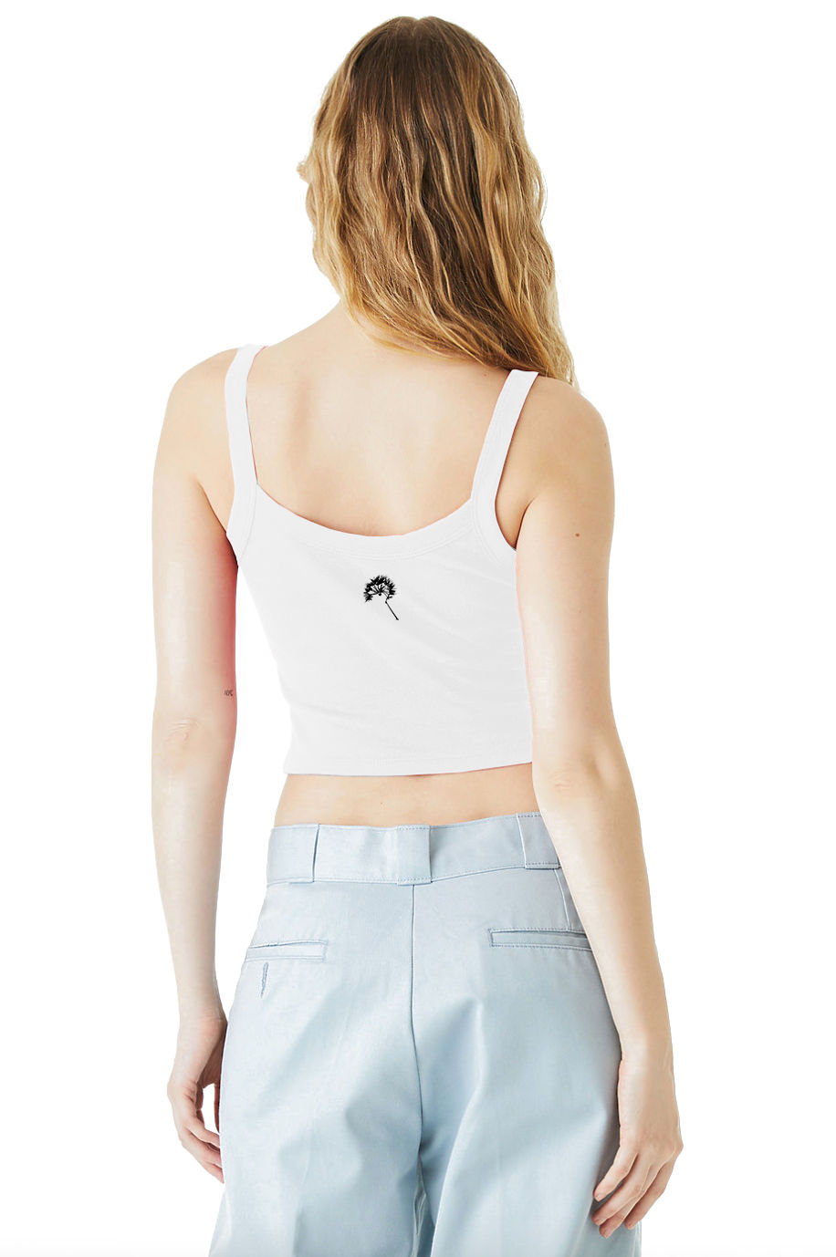 Thumbnail: LOVE LIFTS women’s micro-rib tank top (white)