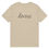 Thumbnail: LOVE unisex organic mid-light t-shirt (desert dust)