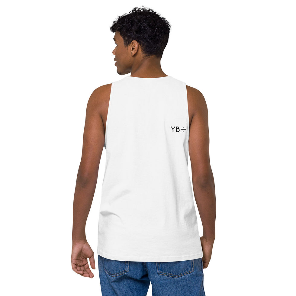 Thumbnail: LOVE LIFTS men’s premium tank top (white)