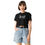 Thumbnail: TEACH PEACE women’s crop top (black)