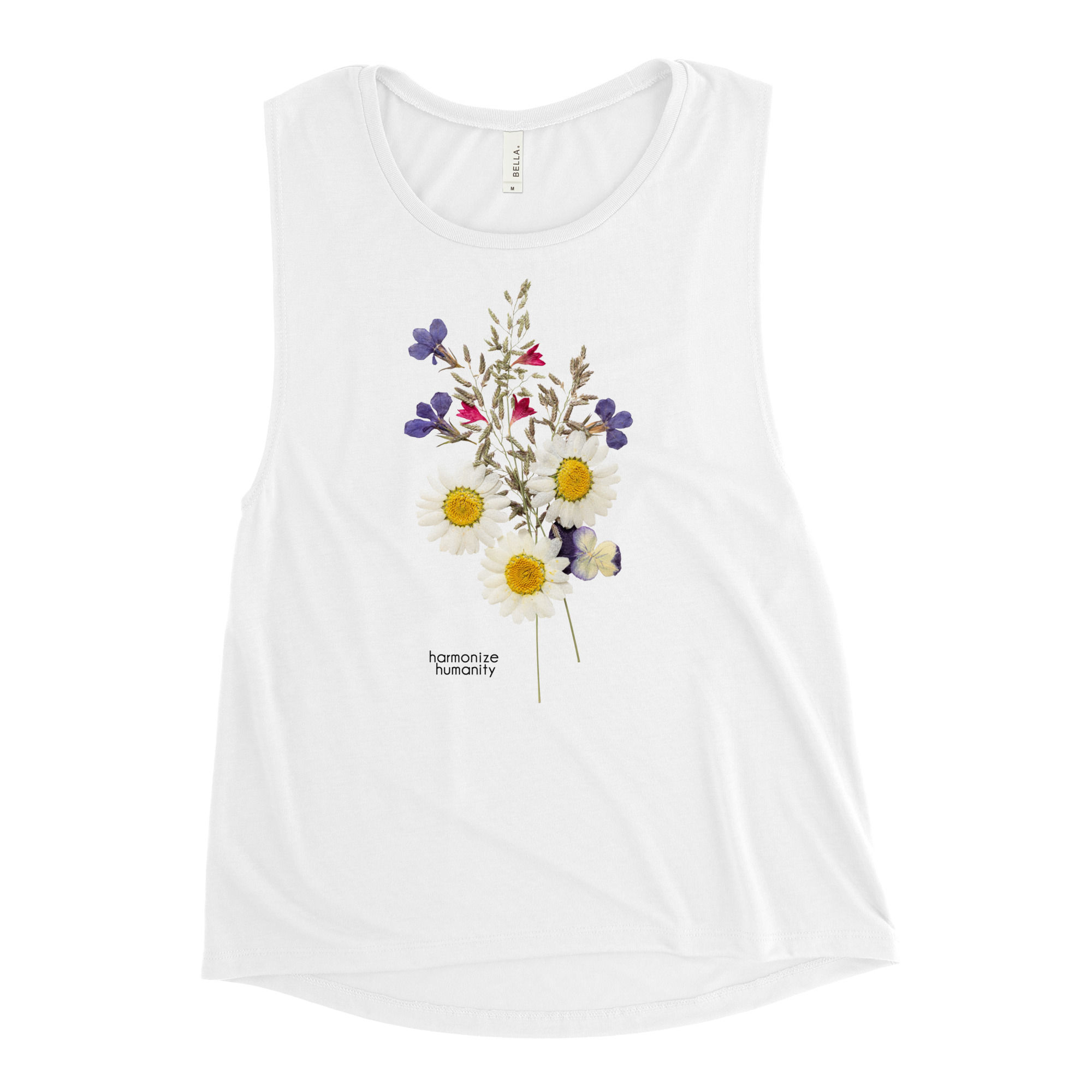 BOUQUET ladies’ muscle tank (white)