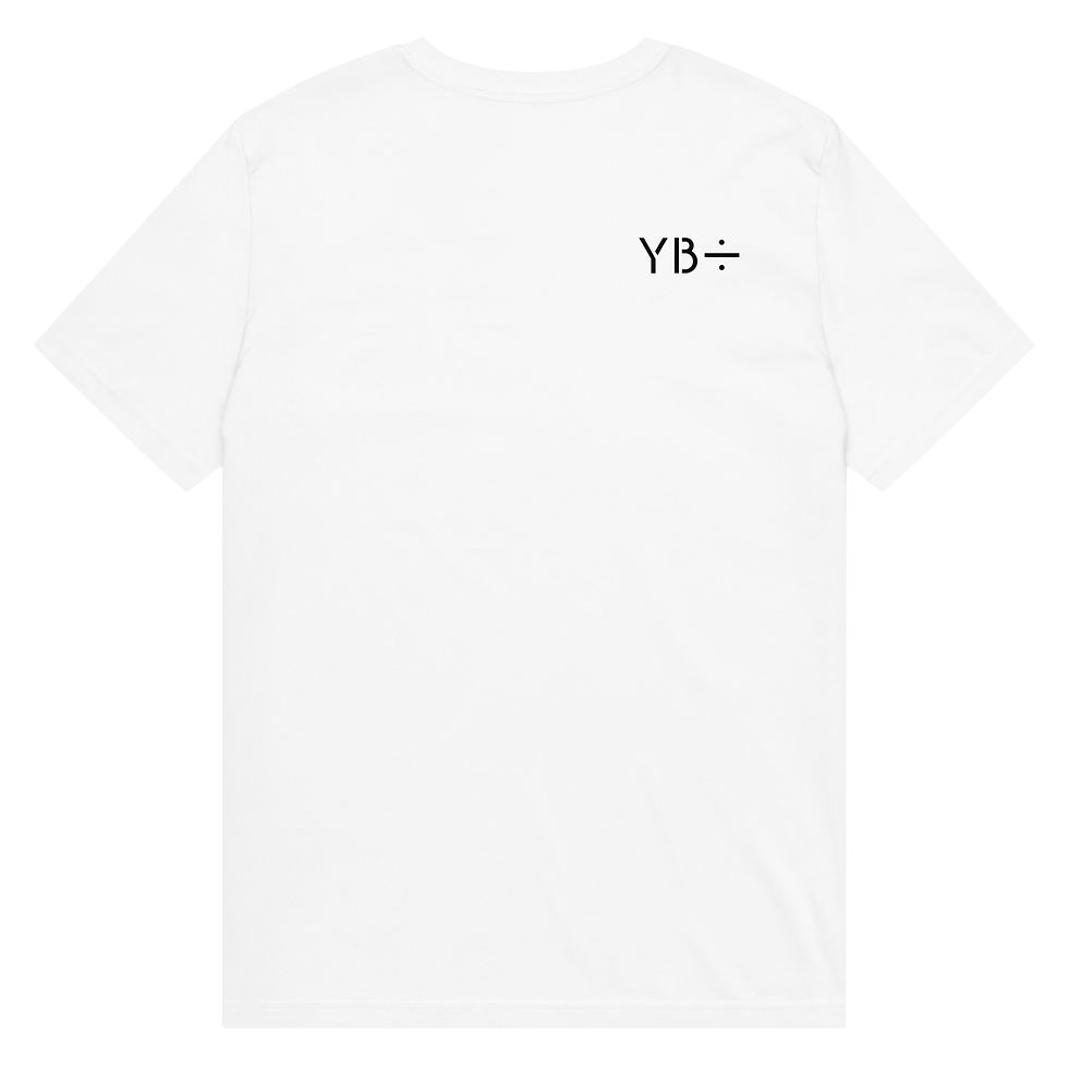 Thumbnail: HAPPY VIBES unisex organic mid-light t-shirt (white)