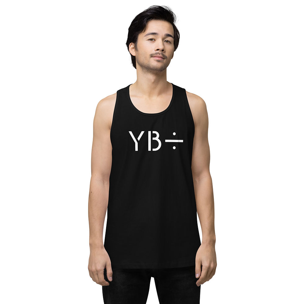 Thumbnail: YB÷ men’s premium tank top (black)