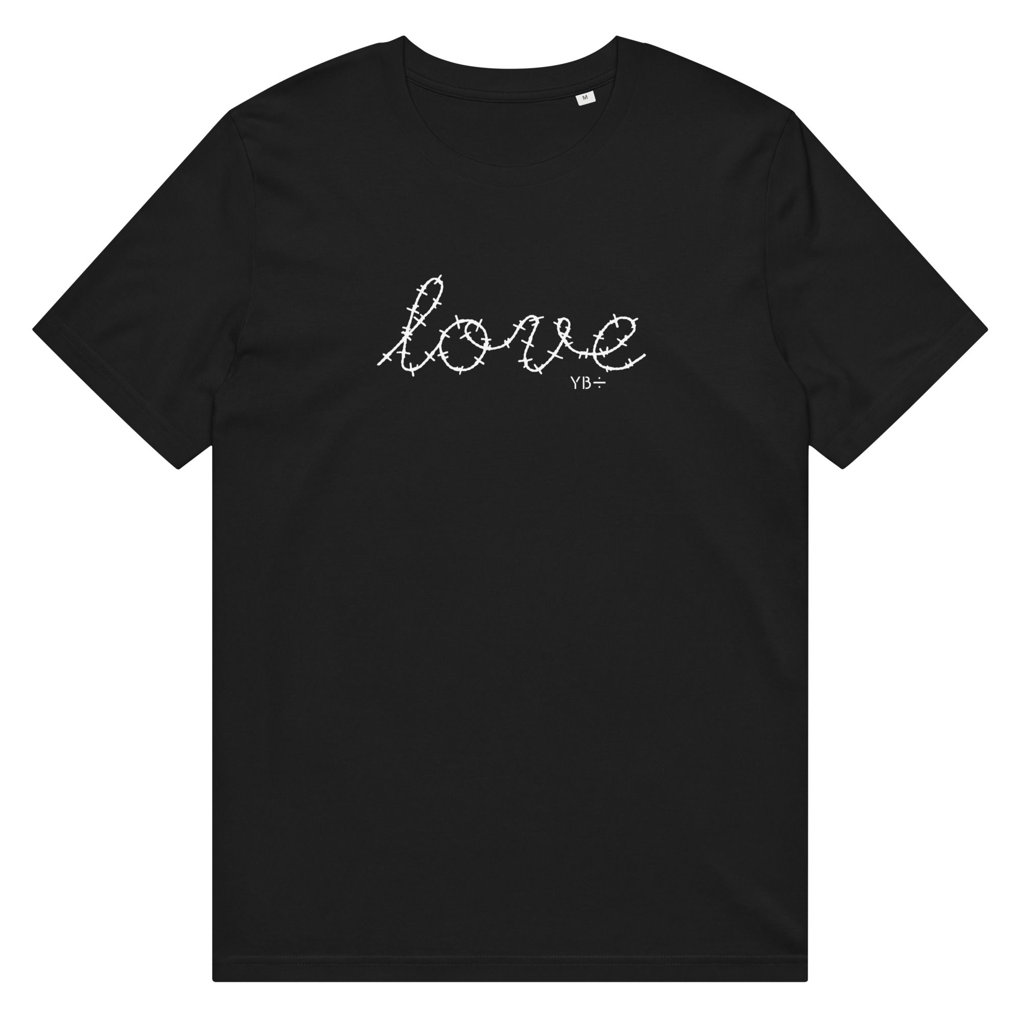 LOVE unisex organic mid-light t-shirt (black)