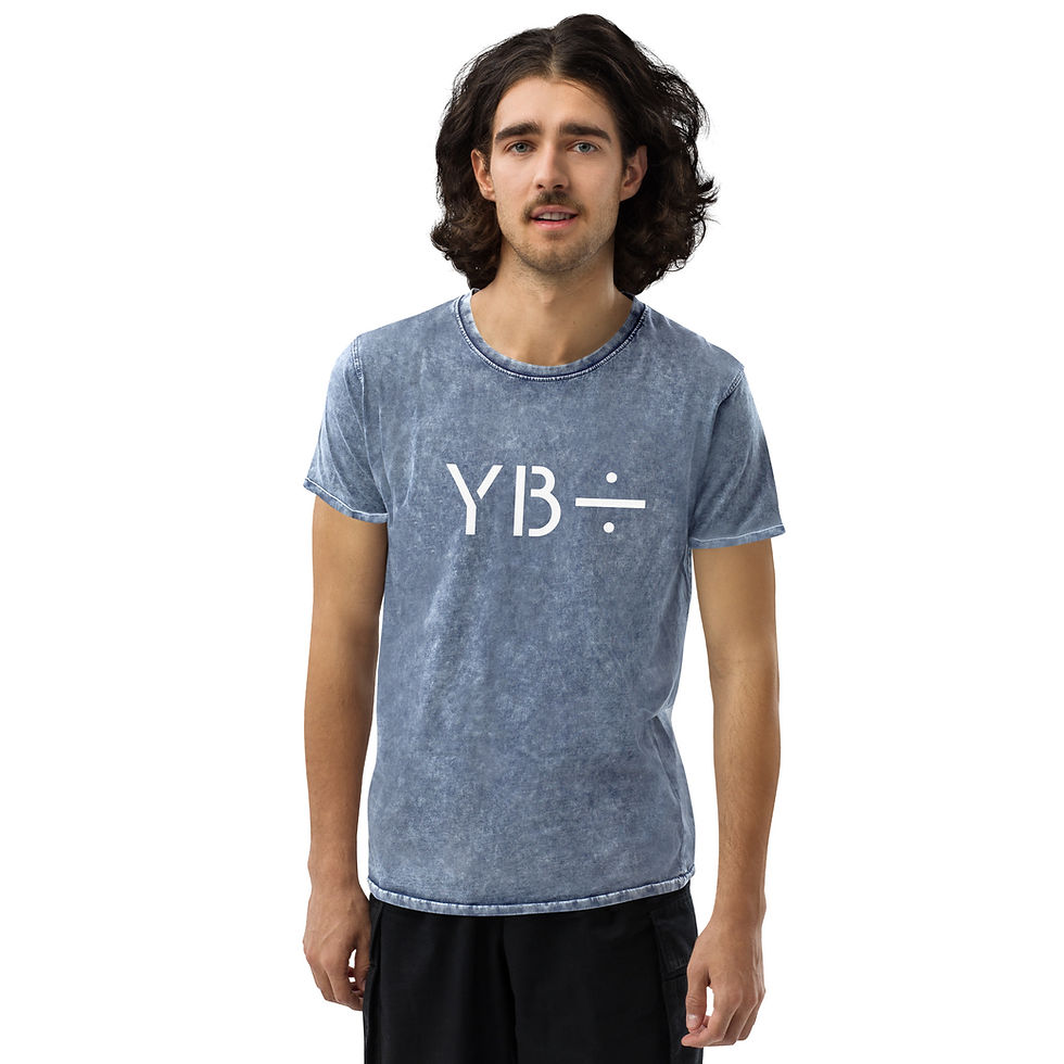 Thumbnail: YB÷ unisex denim t-shirt (denim blue)