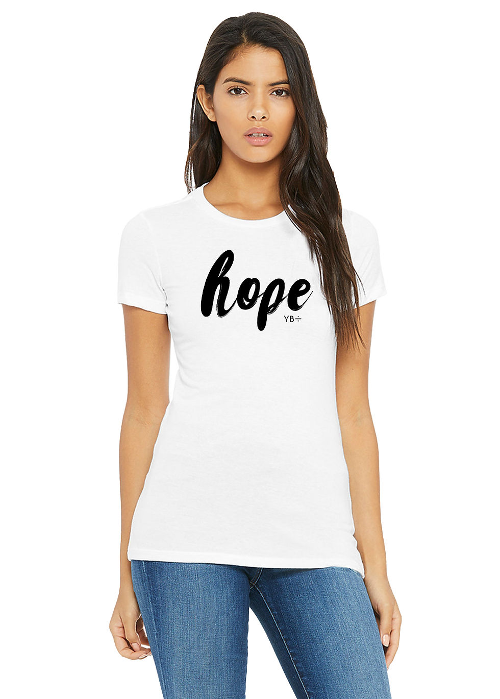 Thumbnail: HOPE unisex organic mid-light t-shirt (white)