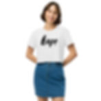 Thumbnail: HOPE crop top tee (white)