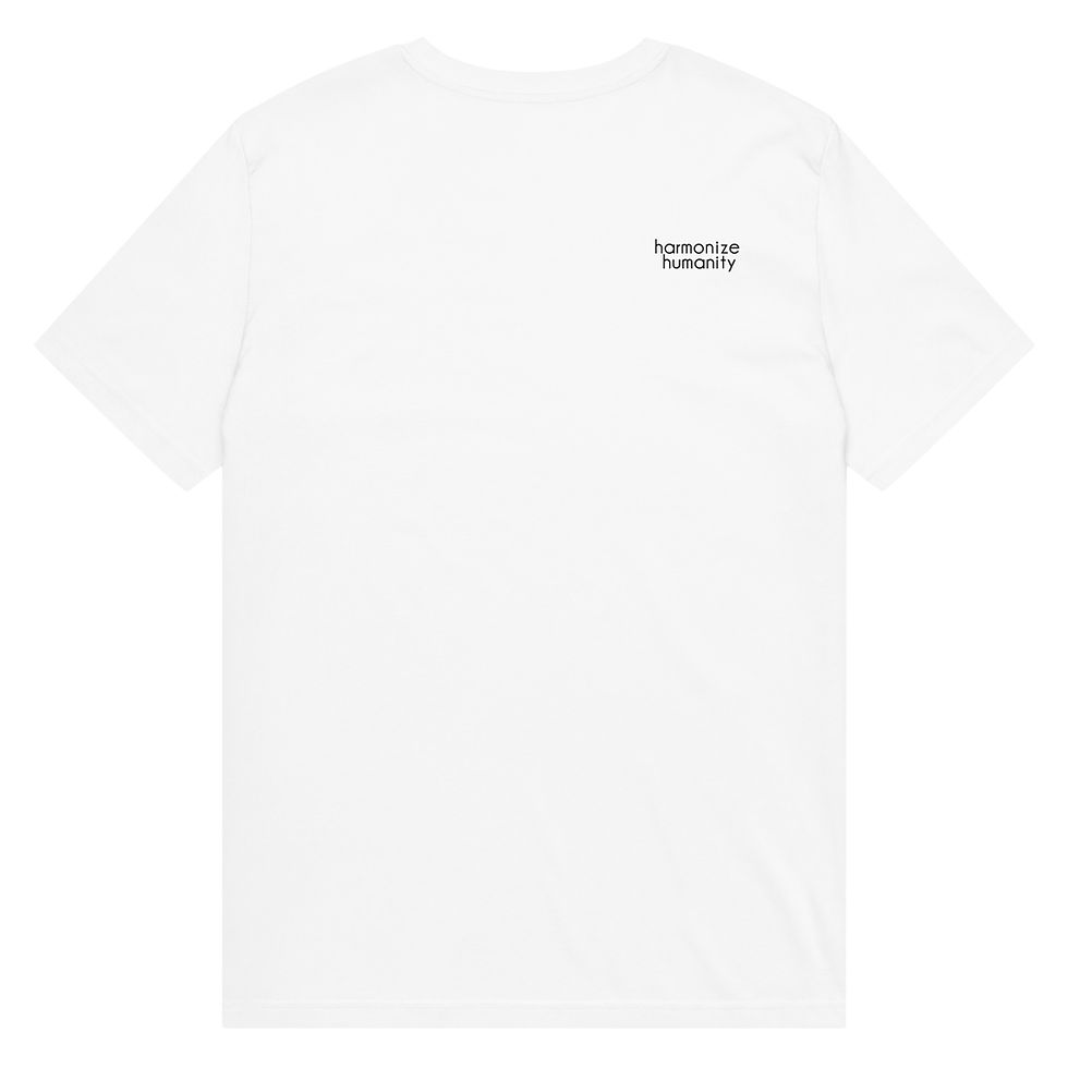 Thumbnail: LOVE unisex organic mid-light t-shirt (white)