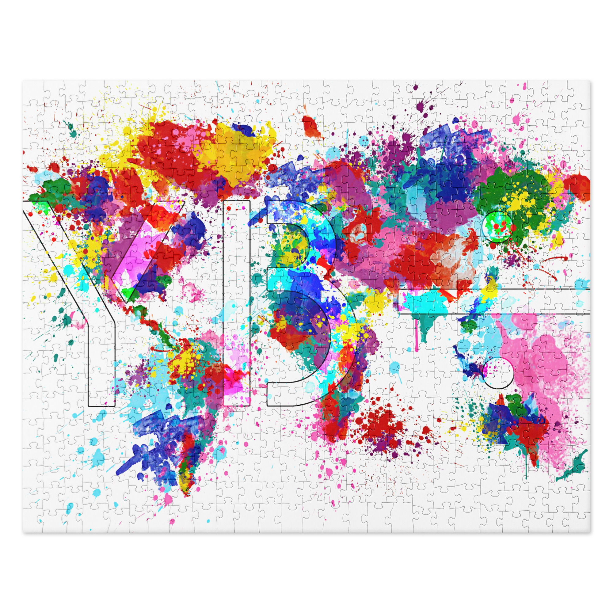 SPLATTER ATLAS jigsaw puzzle by artist Greg Calise