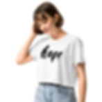 Thumbnail: HOPE crop top tee (white)