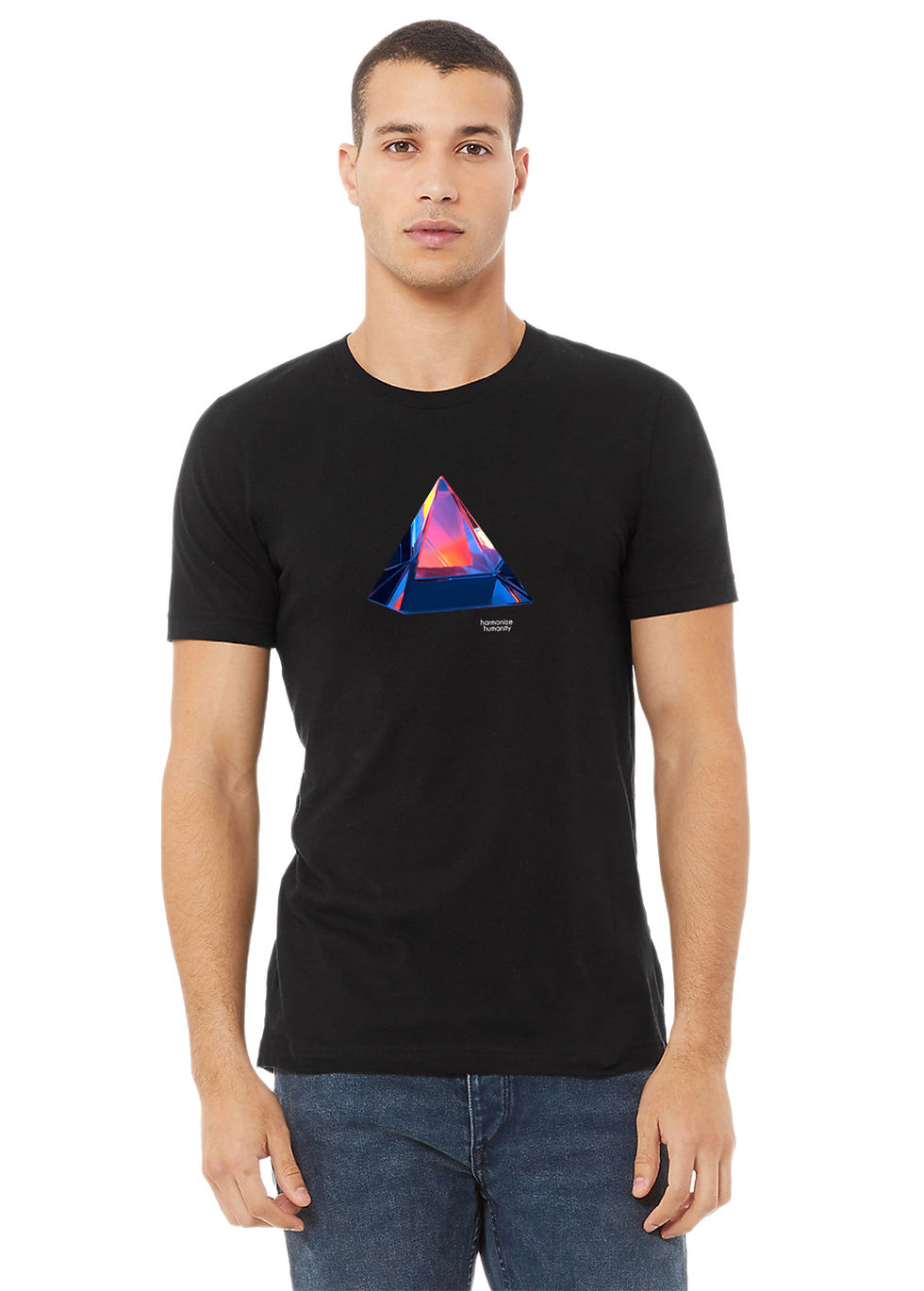 Thumbnail: OMNIFICENT unisex organic mid-light t-shirt (black)