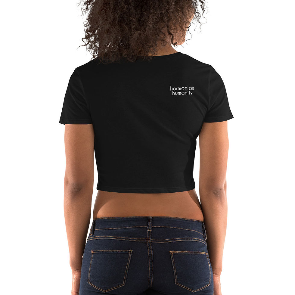 Thumbnail: UNITY HEART crop tee (black)