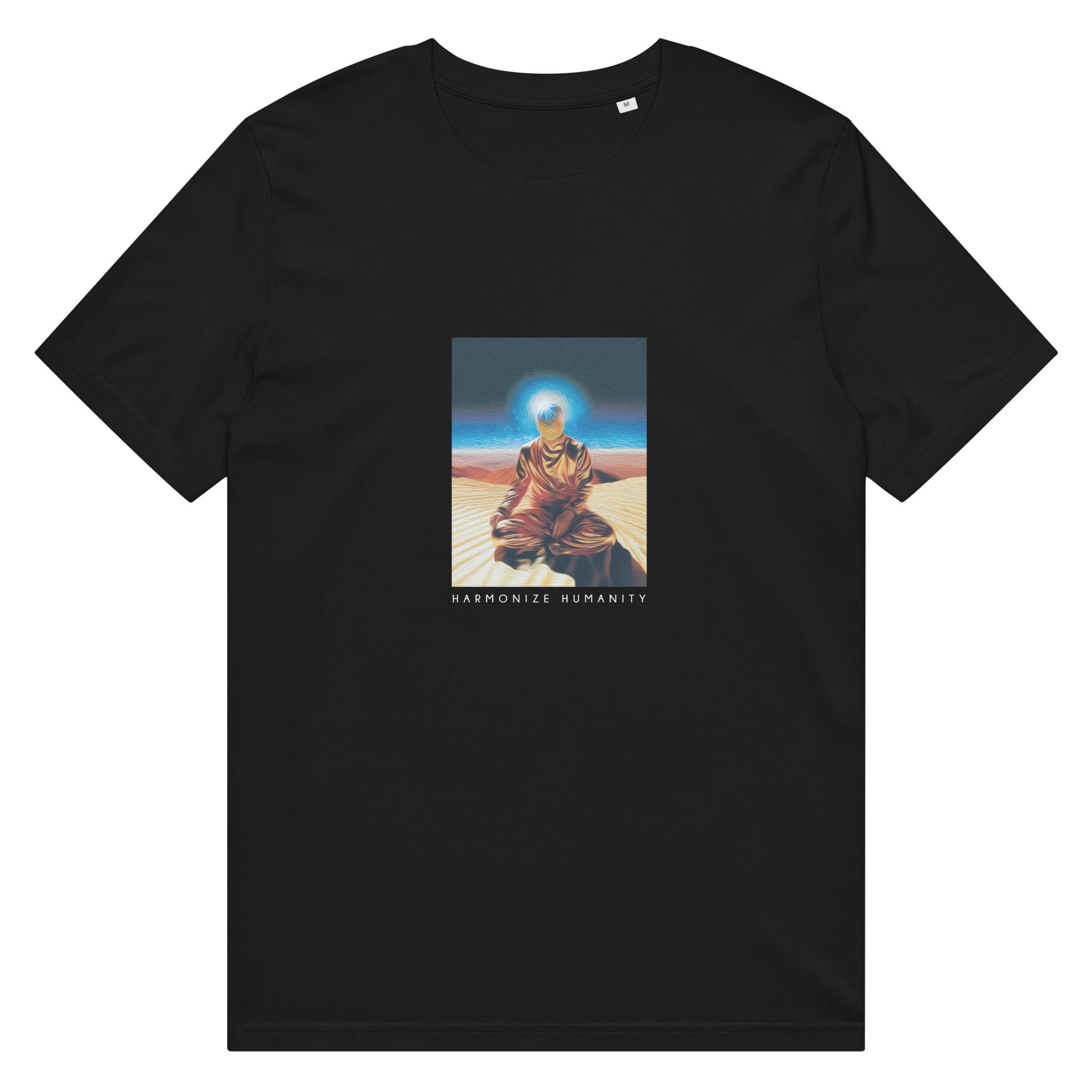 SELF REALIZATION unisex organic mid-light t-shirt (black)