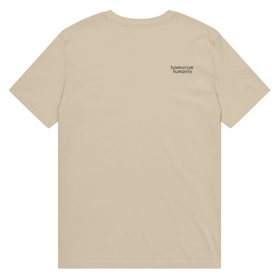 Thumbnail: LOVE is LOVE unisex organic mid-light t-shirt (desert dust)