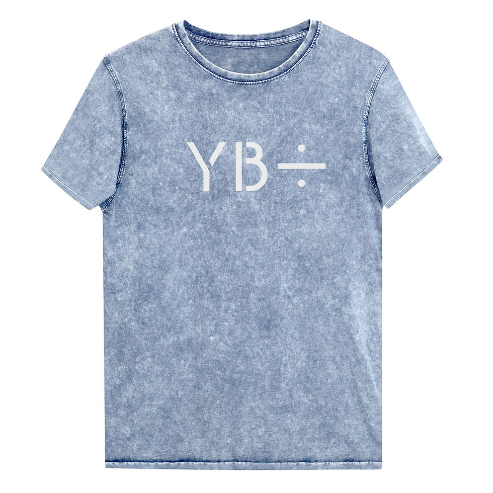 Thumbnail: YB÷ unisex denim t-shirt (denim blue)