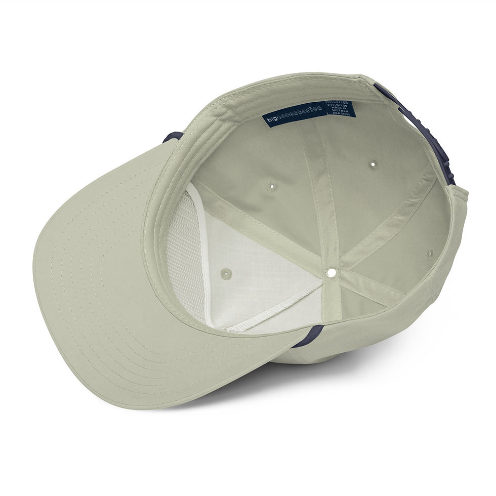 Thumbnail: STENCIL 5 panel rope cap (grey/navy)