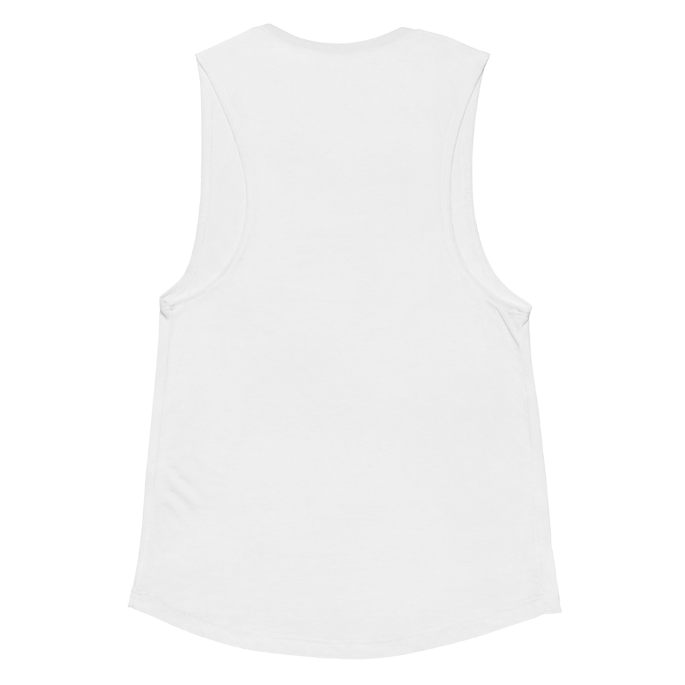 Thumbnail: LOVE ladies’ muscle tank (white)