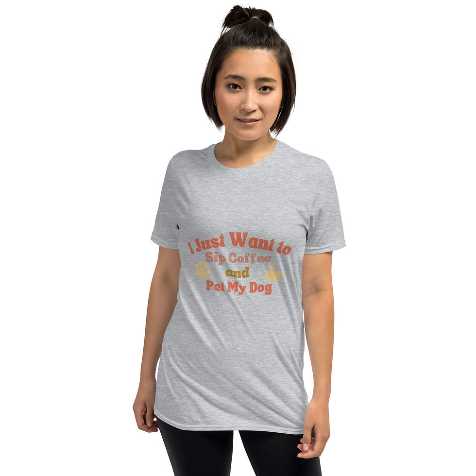 Thumbnail: Unisex T Shirt Sip Coffee 