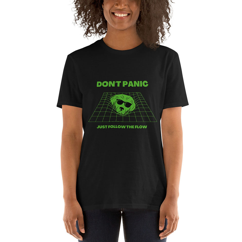 Thumbnail: Unisex Don't Panic Soft T shirt