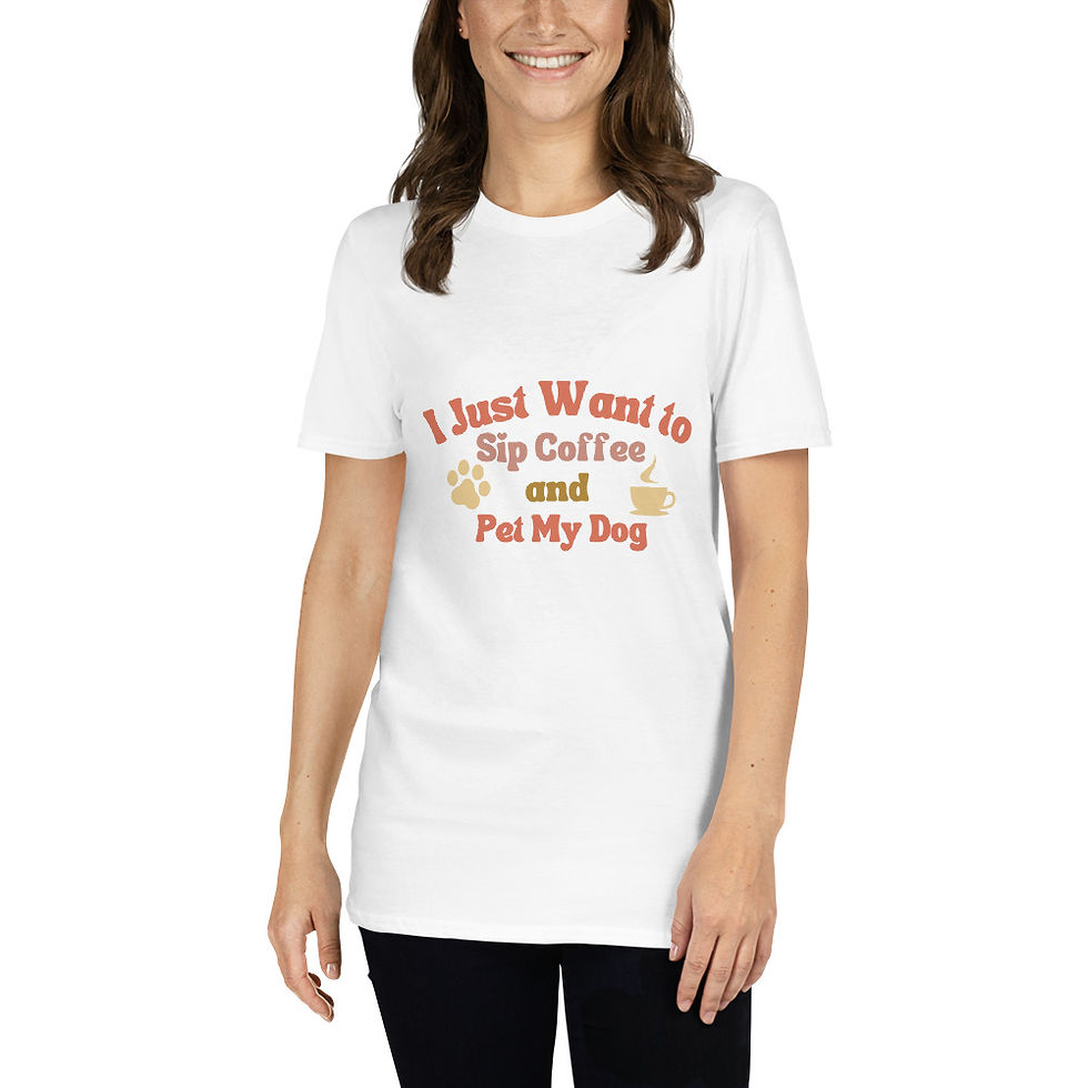 Thumbnail: Unisex T Shirt Sip Coffee 