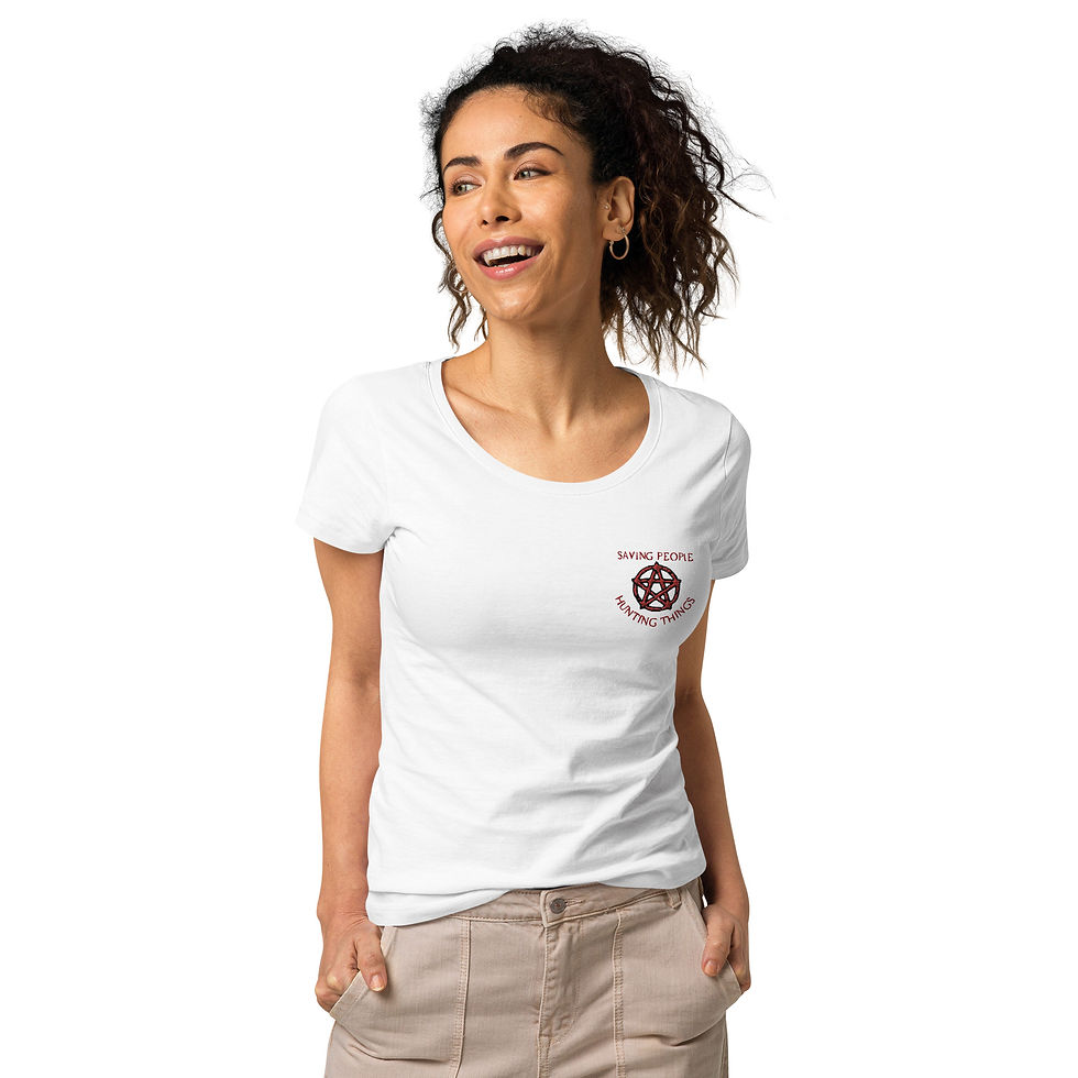 Thumbnail: Women’s slim fit Saving People Hunting Things T Shirt