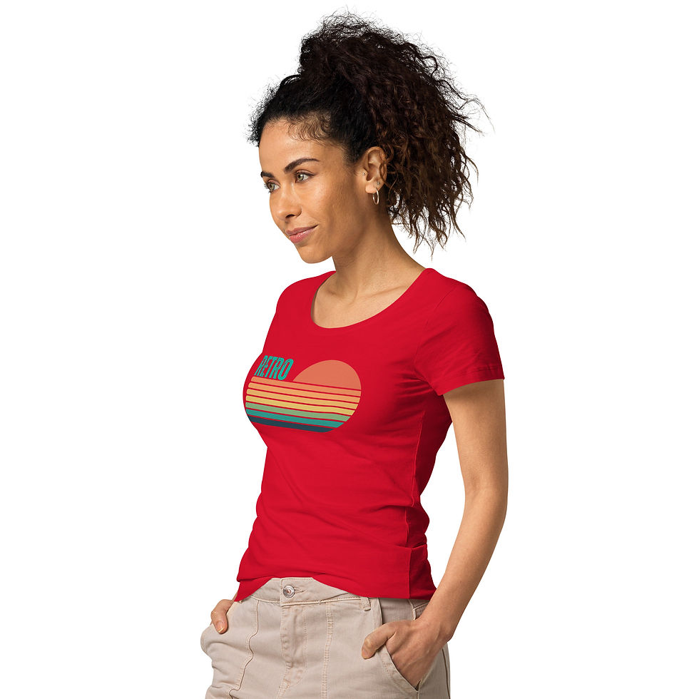 Thumbnail: Retro waves Womens t shirt