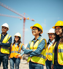 a group of young professional asian peop