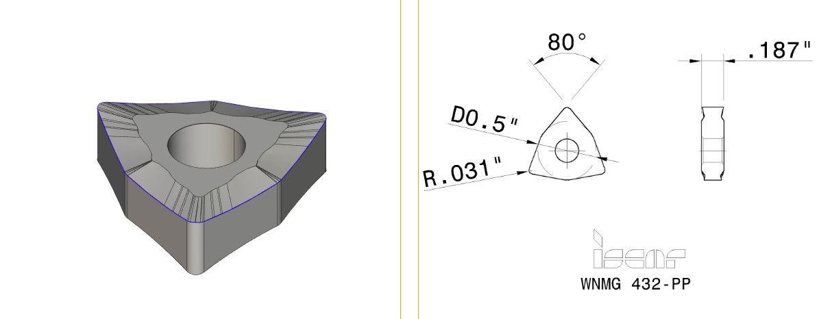 ISCAR WNMG 432-PP IC8048 - Lot of 86 Inserts