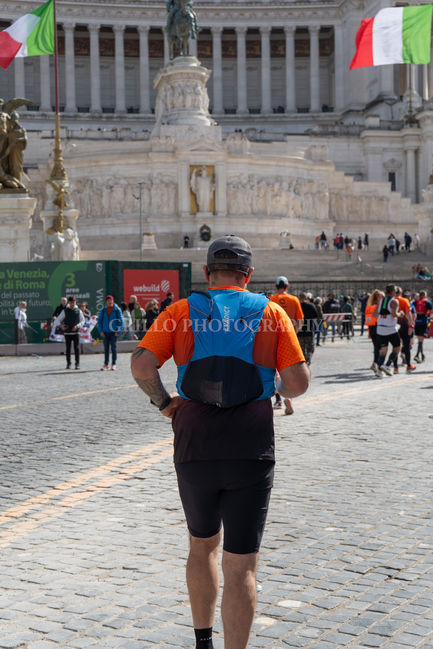 A collection of photos taken at the Rome Marathon, held throughout the city on March 16, 2025.