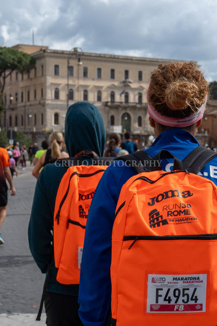 A collection of photos taken at the Rome Marathon, held throughout the city on March 16, 2025.