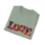 Thumbnail: Love Floral Cotton Unisex T‑Shirt Boho Bohemian Mantra Yoga Casual Graphic Tee