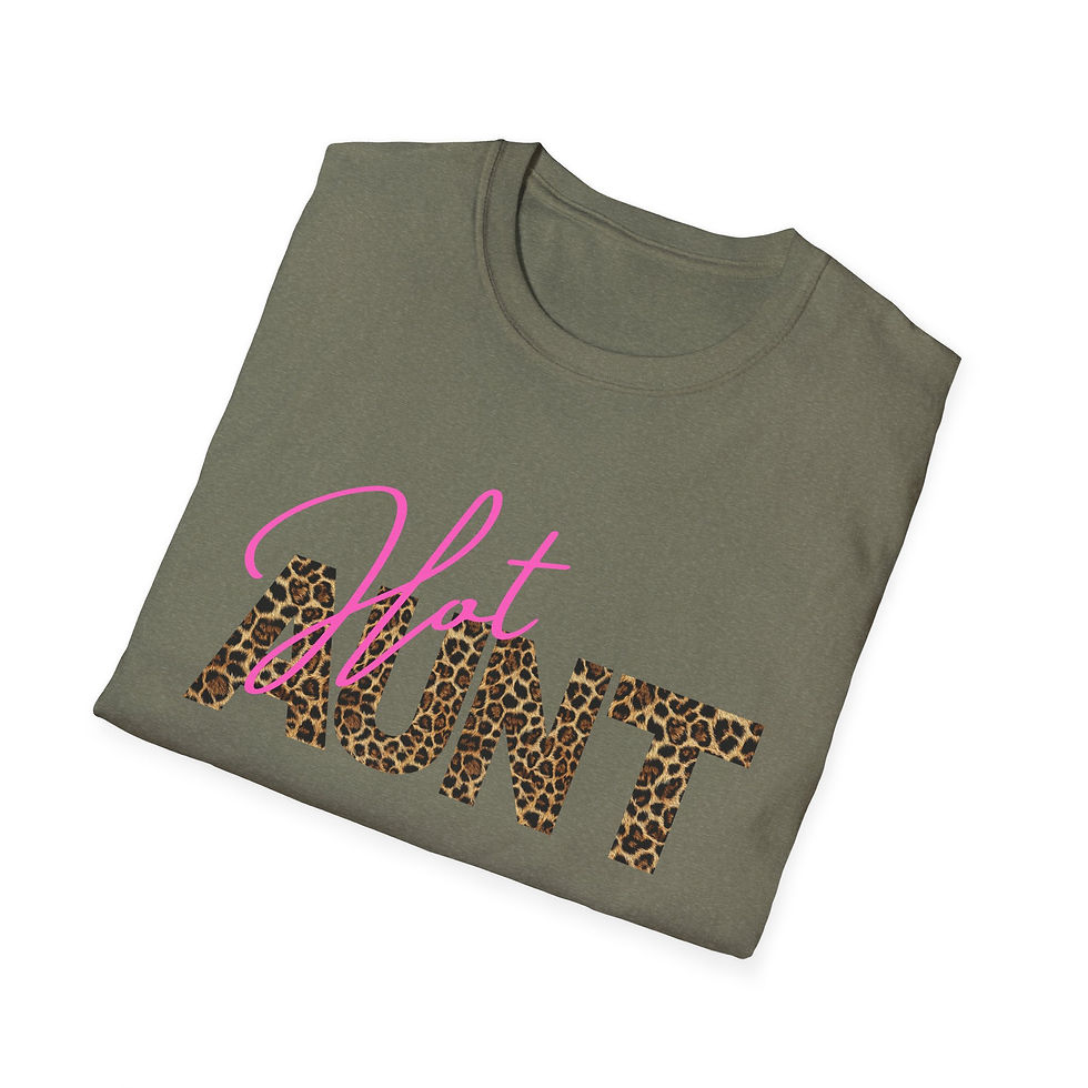 Thumbnail: Animal Print Neon Zebra Leopard Cotton Sister Mother Grandma Aunt T-Shirt Cust
