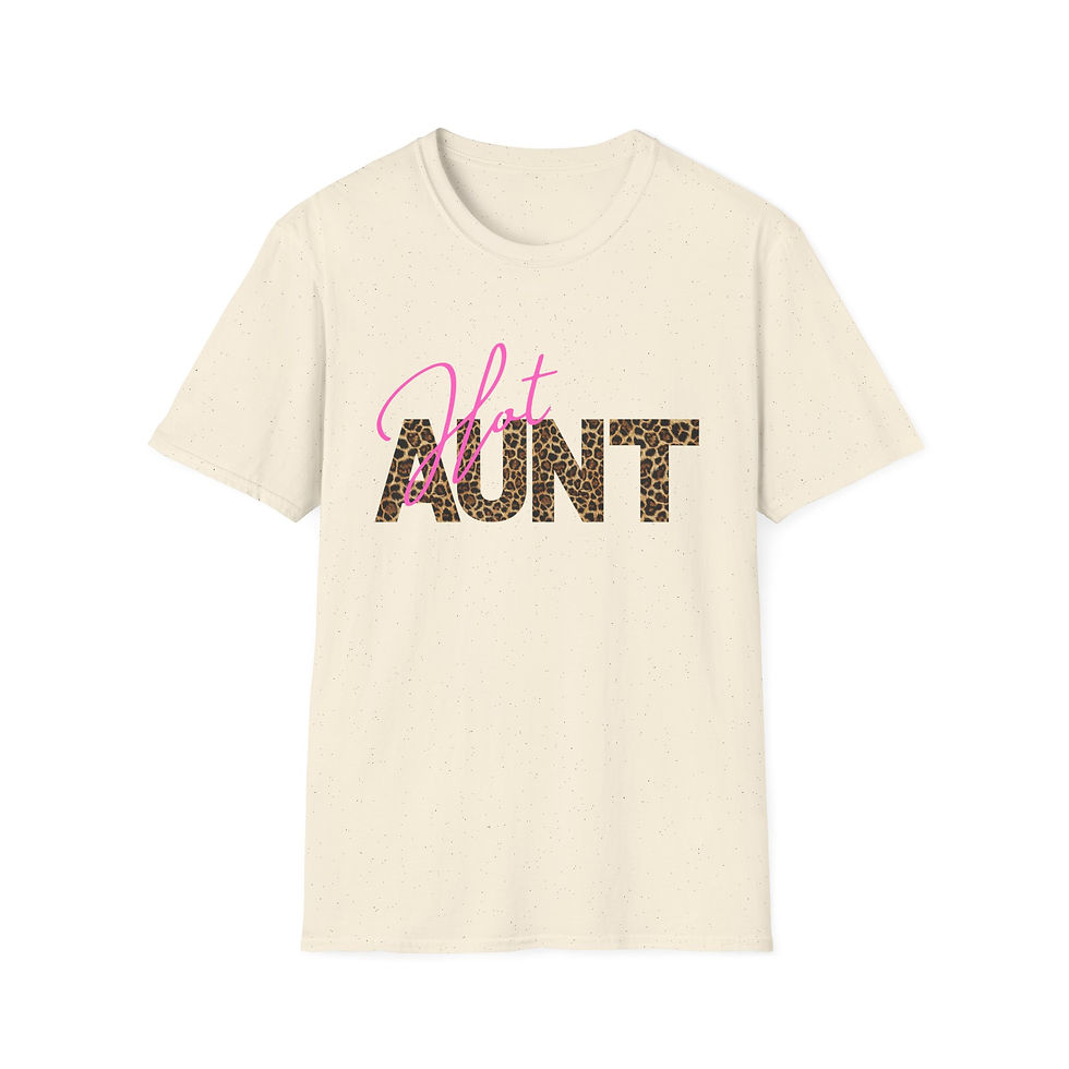 Thumbnail: Animal Print Neon Zebra Leopard Cotton Sister Mother Grandma Aunt T-Shirt Cust