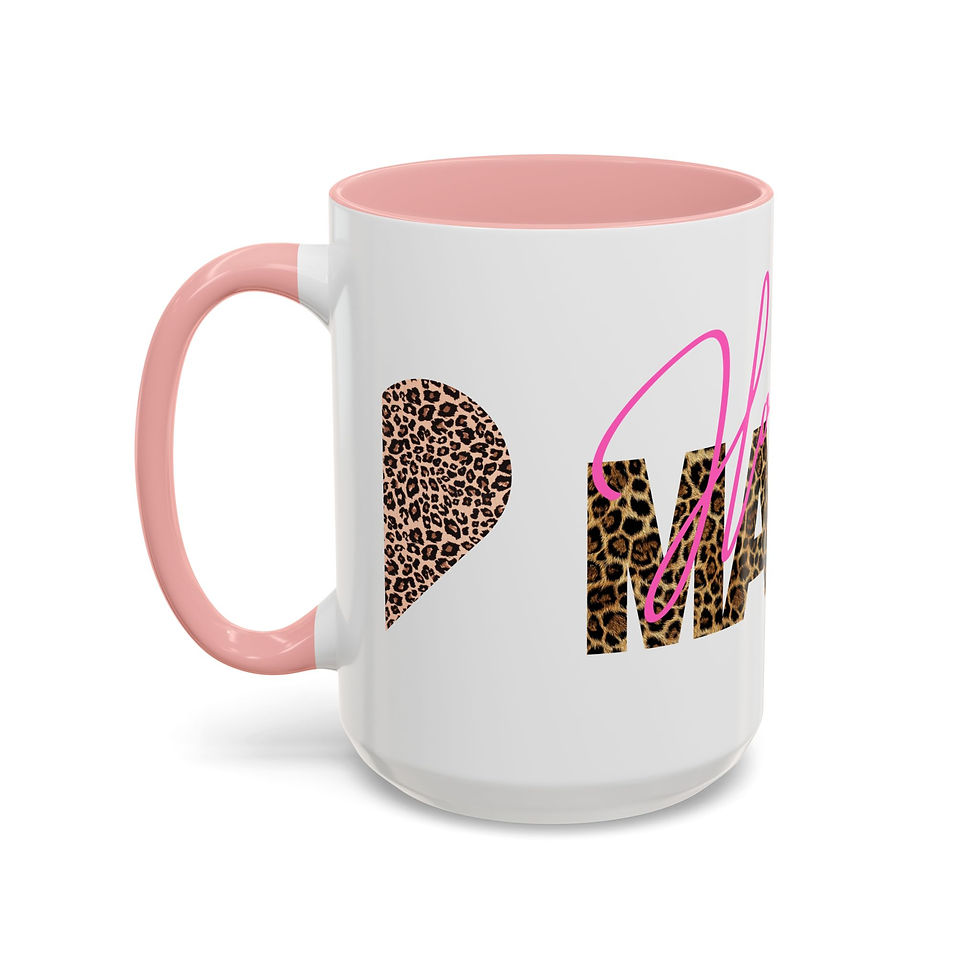 Thumbnail: Hot Mama Leopard Accent Coffee Mug 11/15oz Perfect Mother's Day Gift for Mom