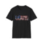Thumbnail: American Flag LOVE T‑Shirt — Patriotic USA Love Graphic Cotton Unisex Tee