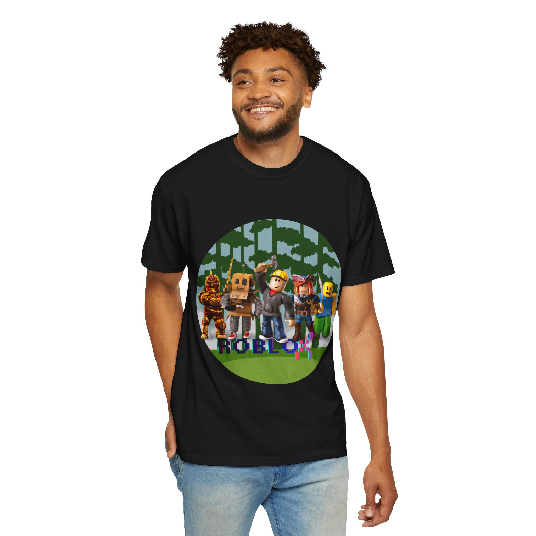 Roblox Characters Graphic High Quality Tshirt Cotton Unisex Gamer Gift Tee