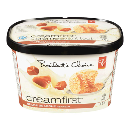 Image sourced from President's Choice website, as I did not have on in my freezer to reference.