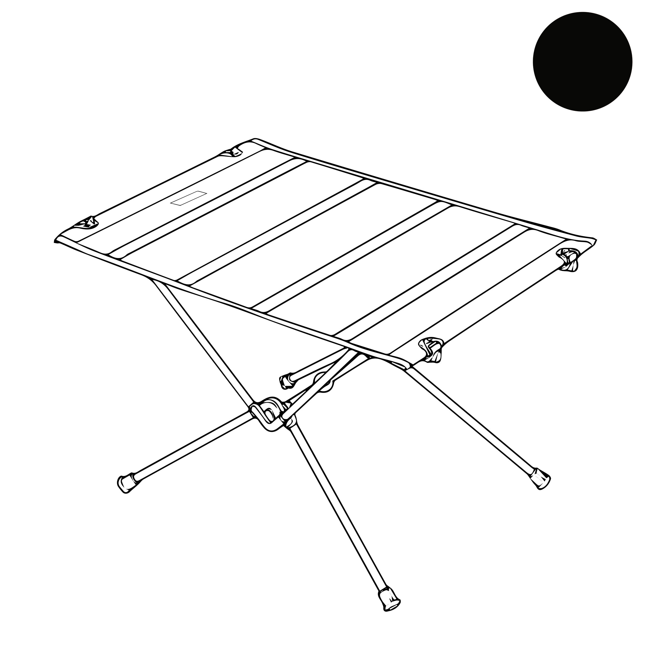 Soul-on Table Golden Black