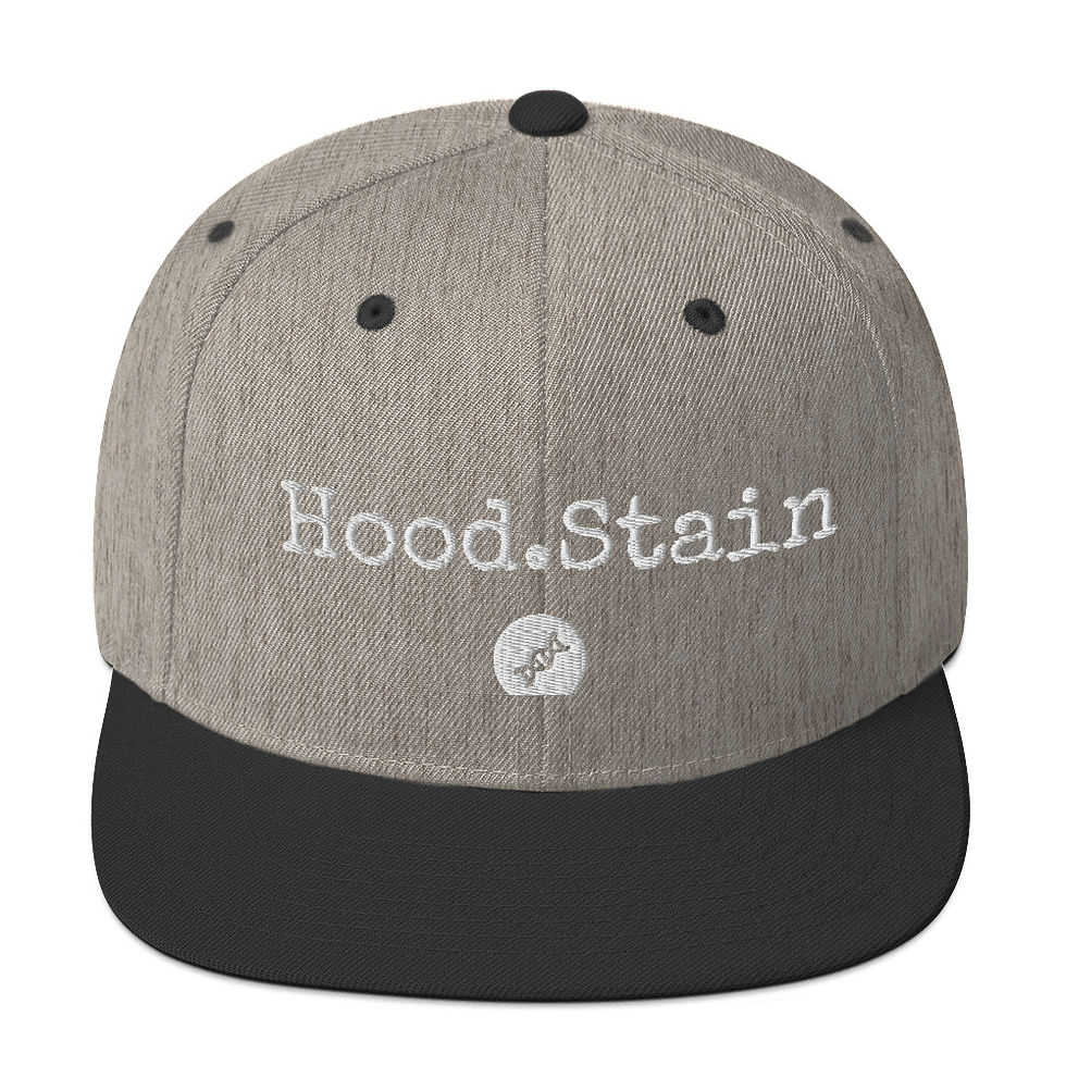 Thumbnail: Hood.Stain rep(your).share(your).respect(their).giveback(your) HOOD.SNAPBACKHAT 
