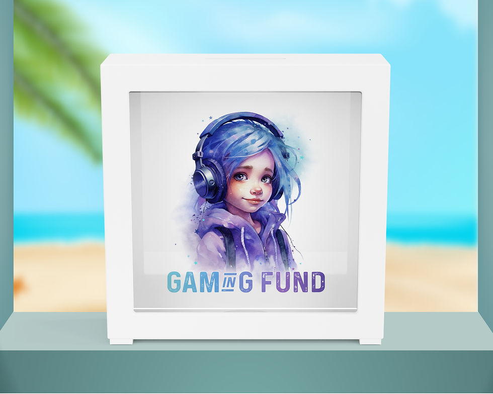 Thumbnail: Personalised Shadow Money Box Frame