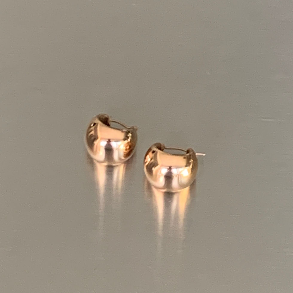 Miniaturbild: OHRRING ROSÉGOLD aus wasserfestem Edelstahl