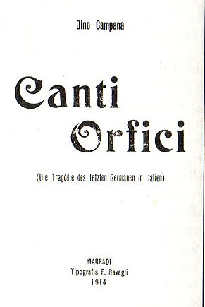Canti Orfici